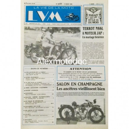 la vie de la moto n° 88/03